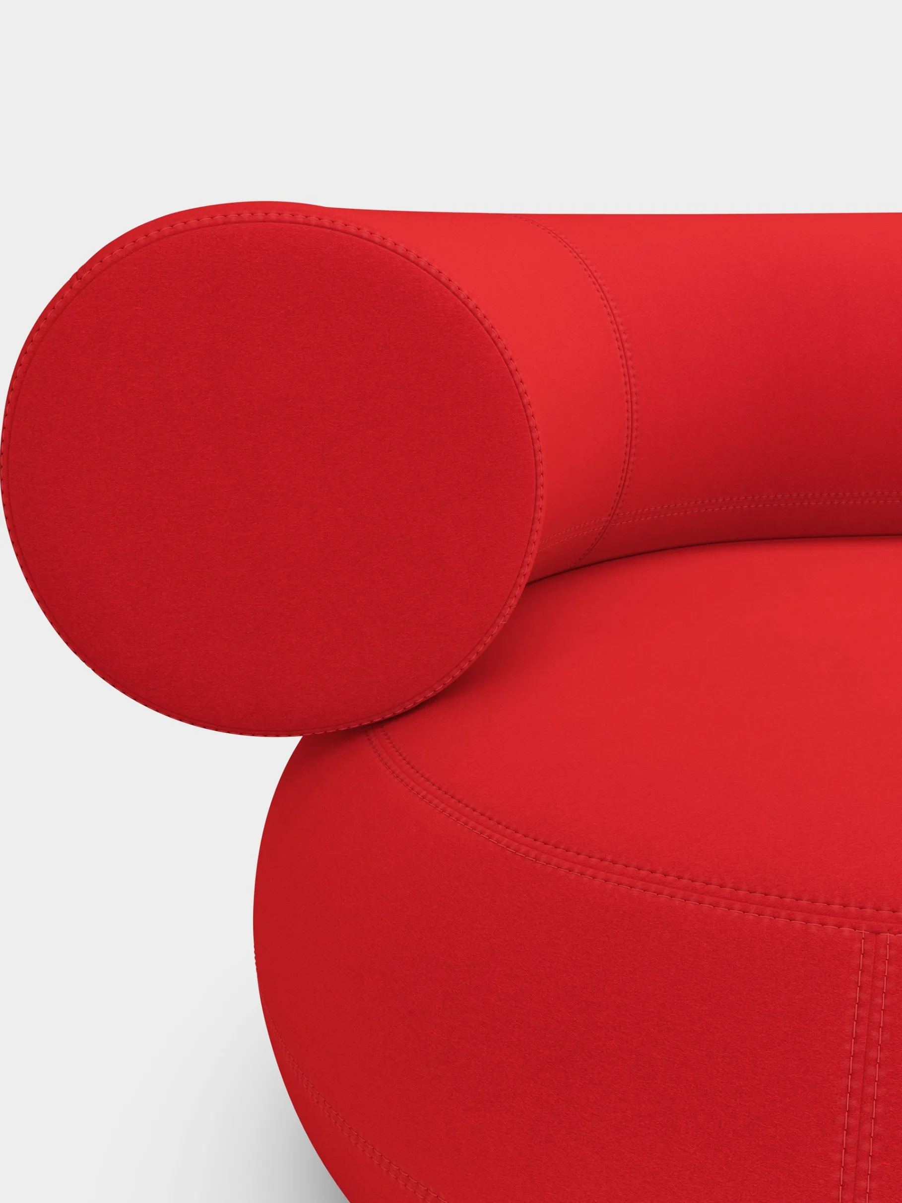 Fat Left Arm Backrest Modular Sofa