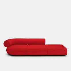 Fat Left Arm Backrest Modular Sofa
