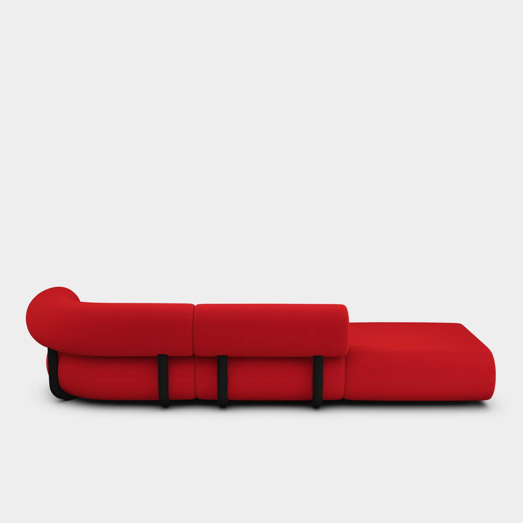Fat Left Arm Backrest Modular Sofa
