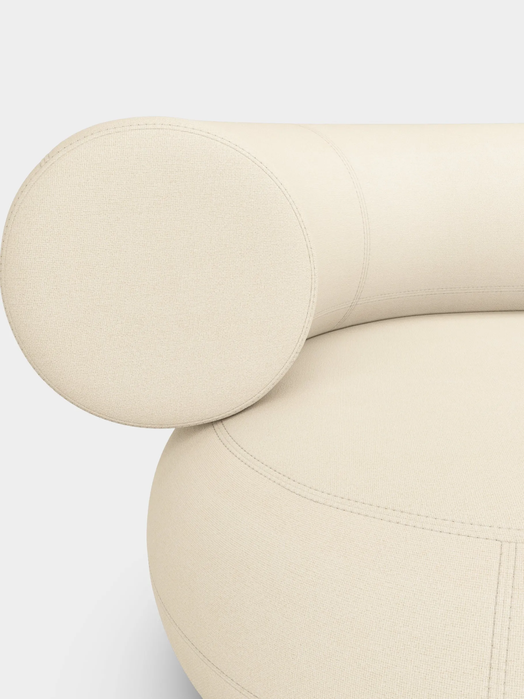 Fat Left Arm Backrest Modular Sofa