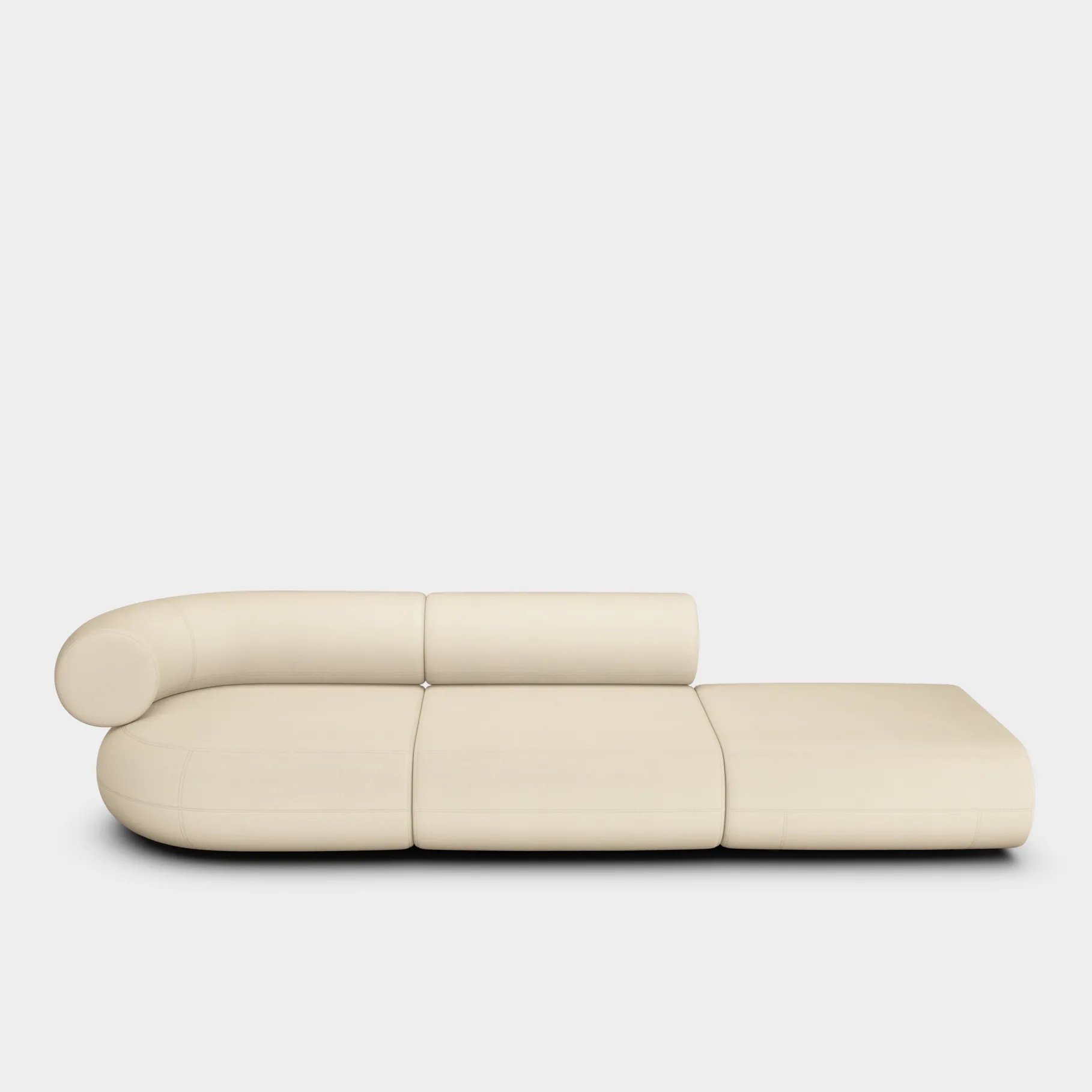 Fat Left Arm Backrest Modular Sofa