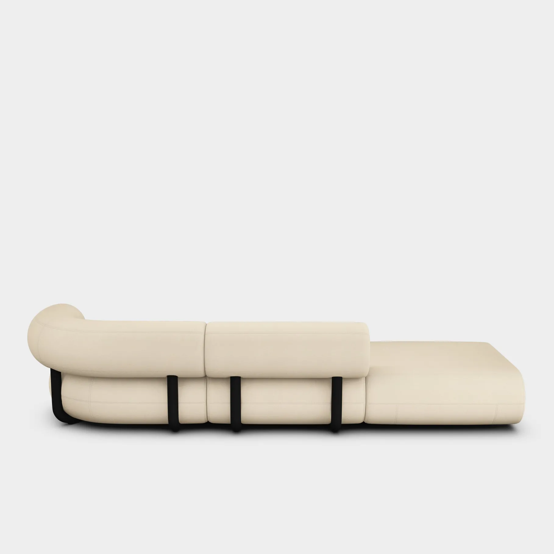 Fat Left Arm Backrest Modular Sofa