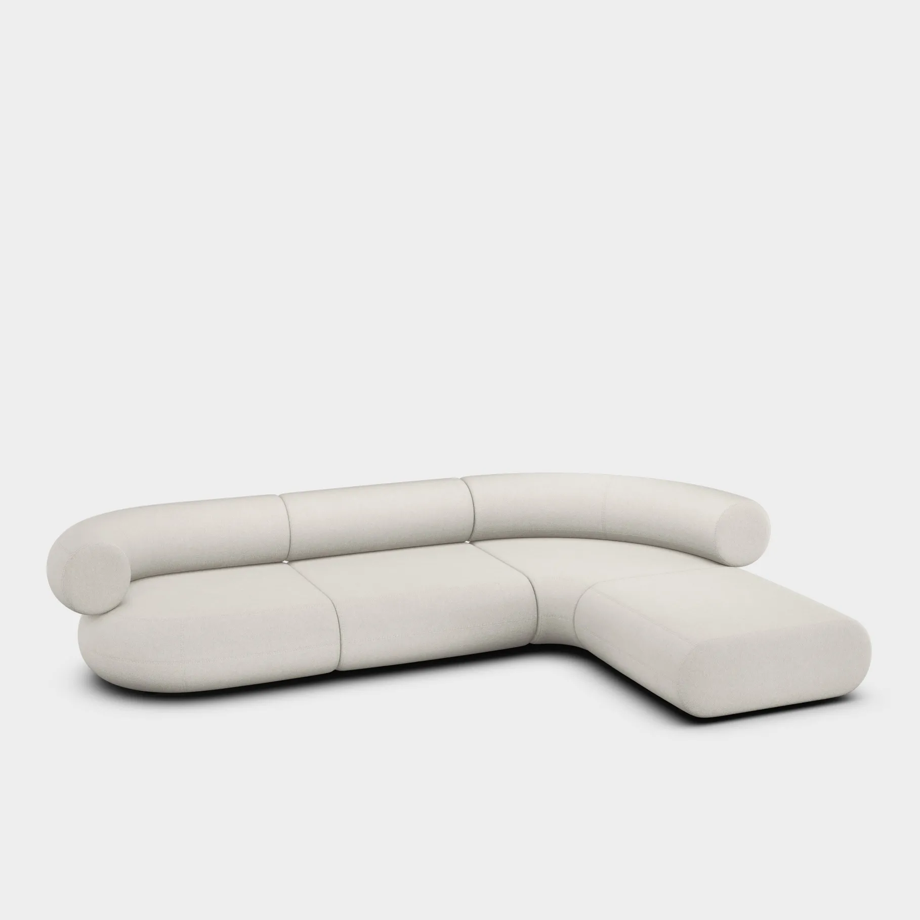 Fat L-Shaped Modular Sofa