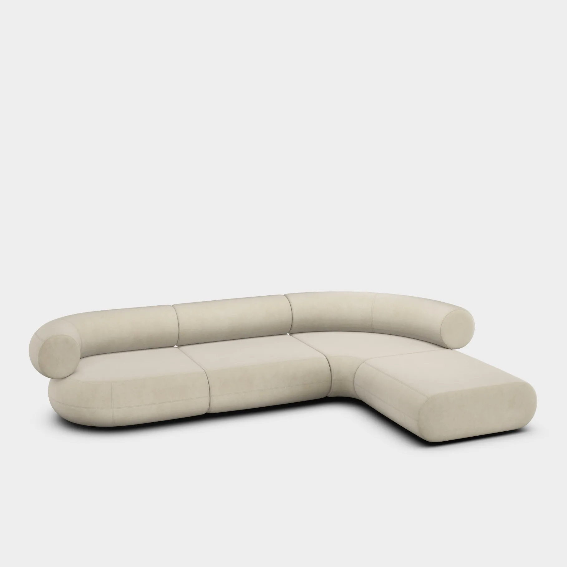 Fat L-Shaped Modular Sofa