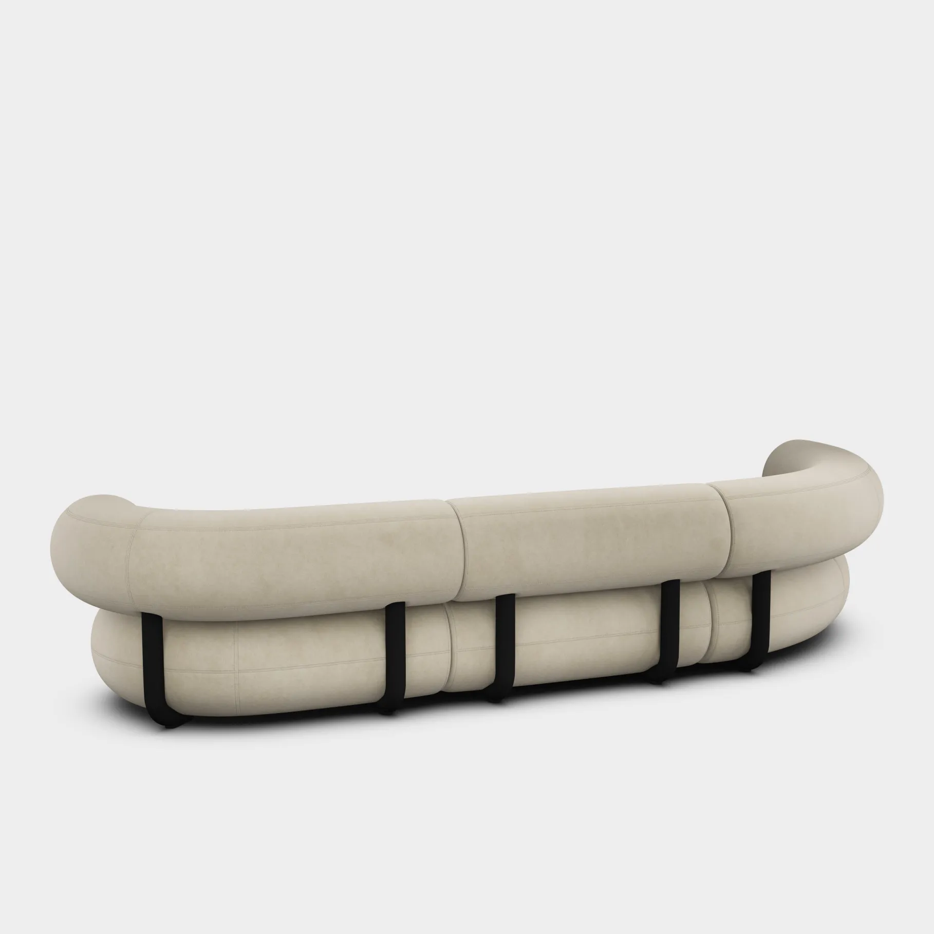 Fat L-Shaped Modular Sofa