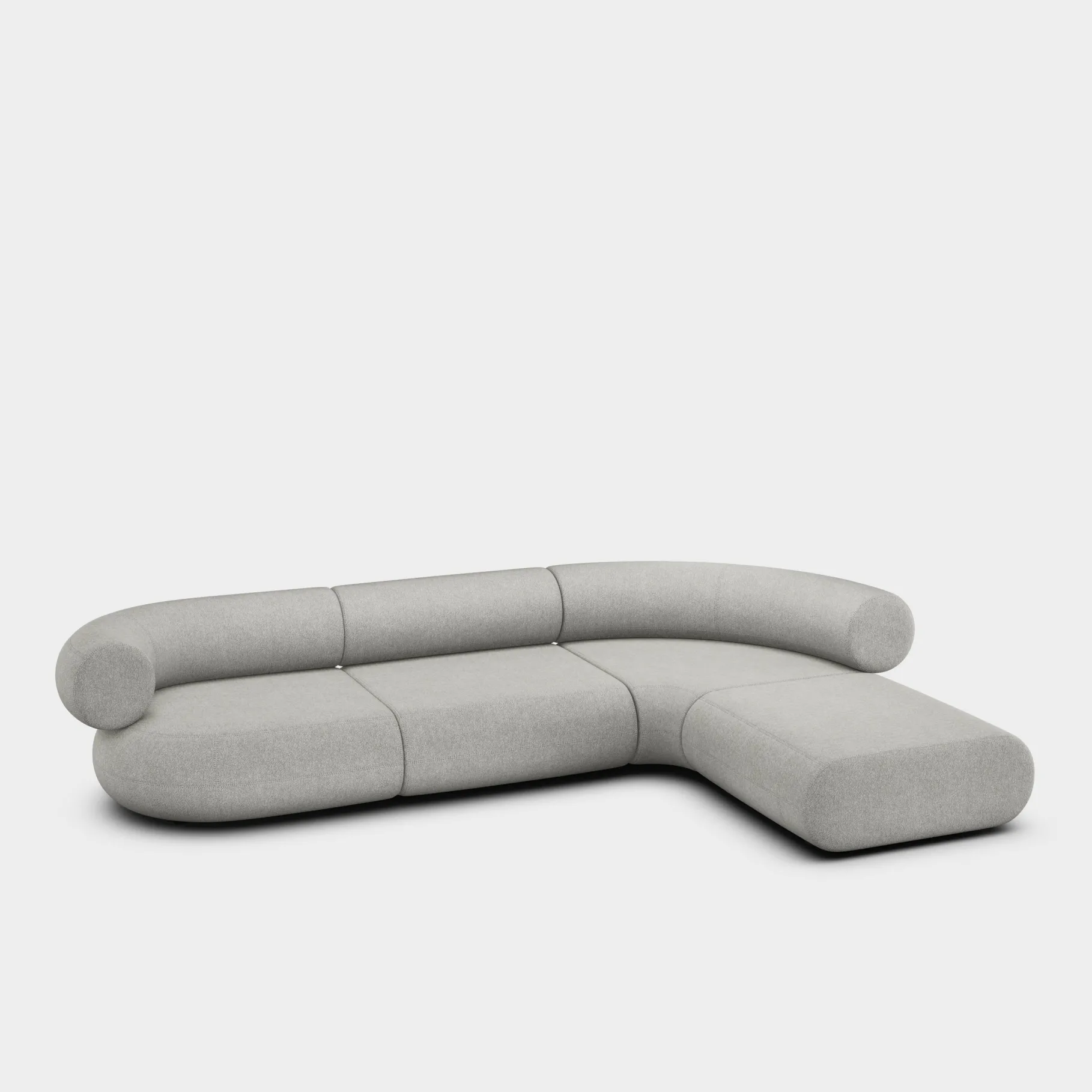 Fat L-Shaped Modular Sofa