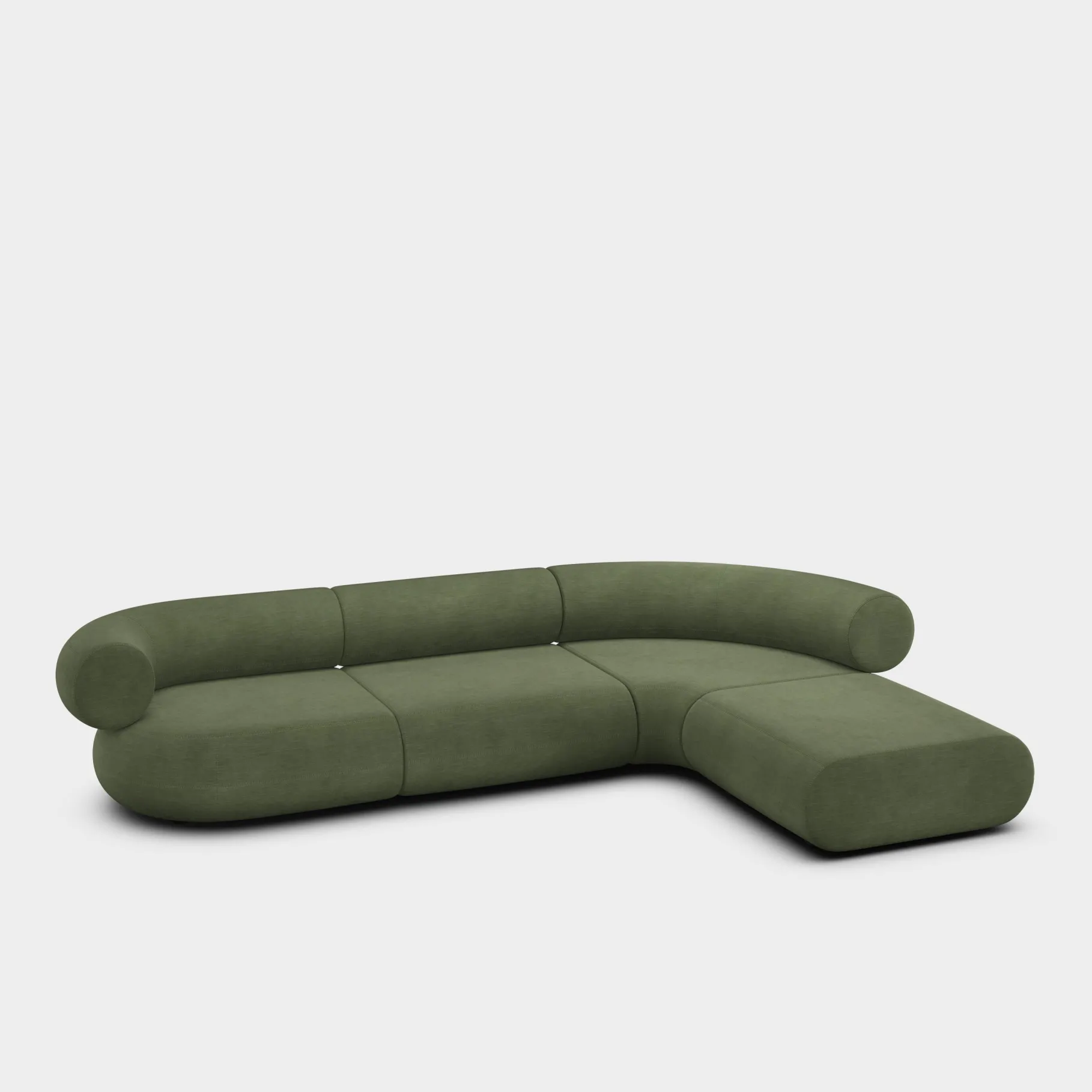 Fat L-Shaped Modular Sofa