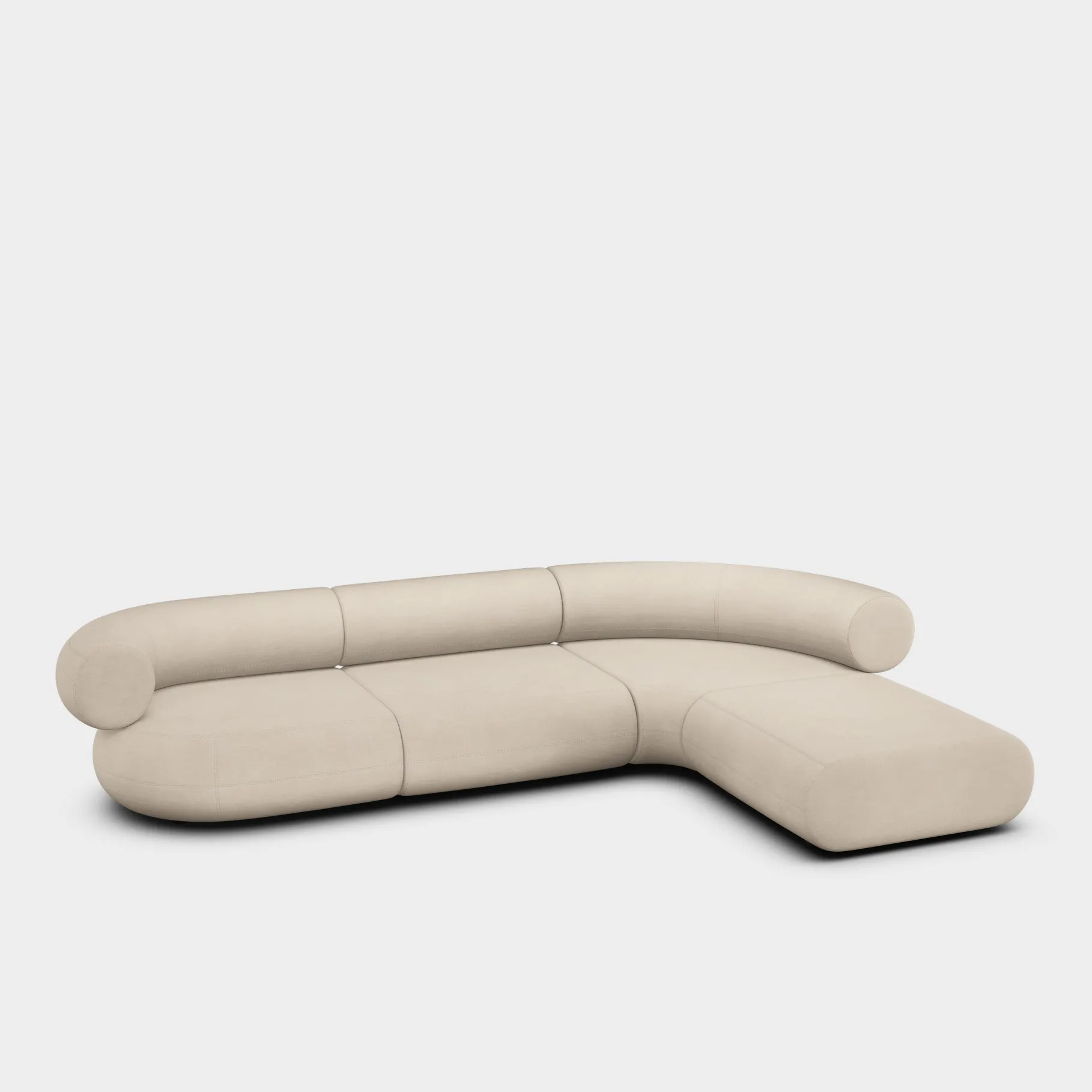 Fat L-Shaped Modular Sofa