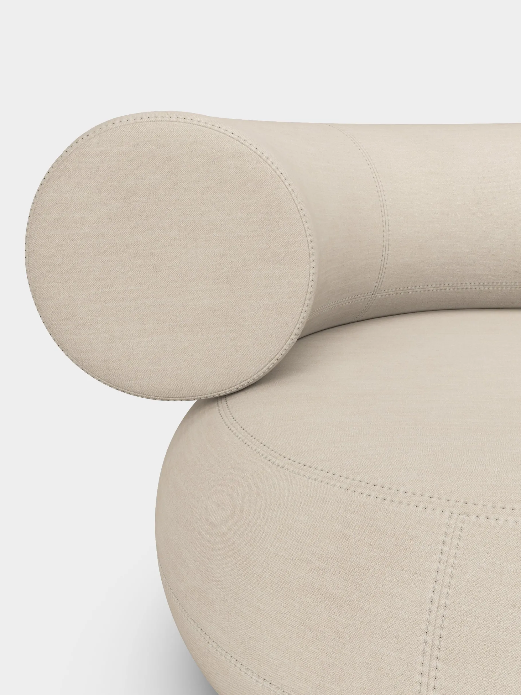 Fat L-Shaped Modular Sofa