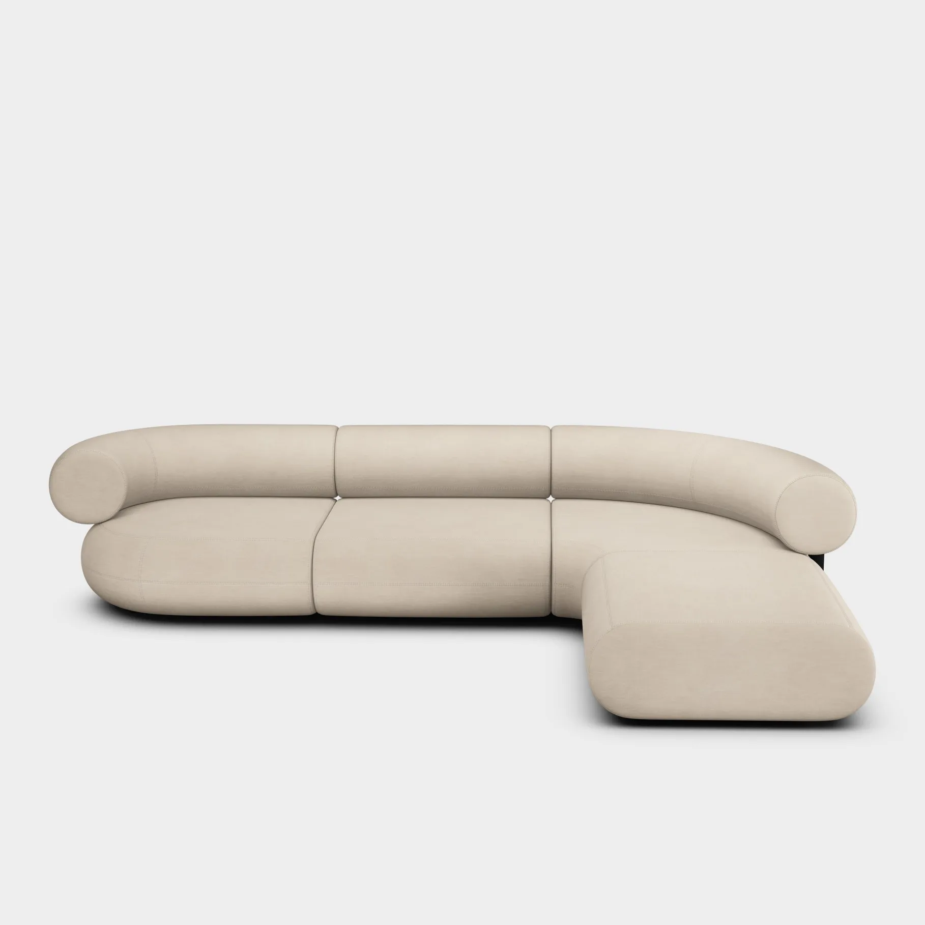 Fat L-Shaped Modular Sofa