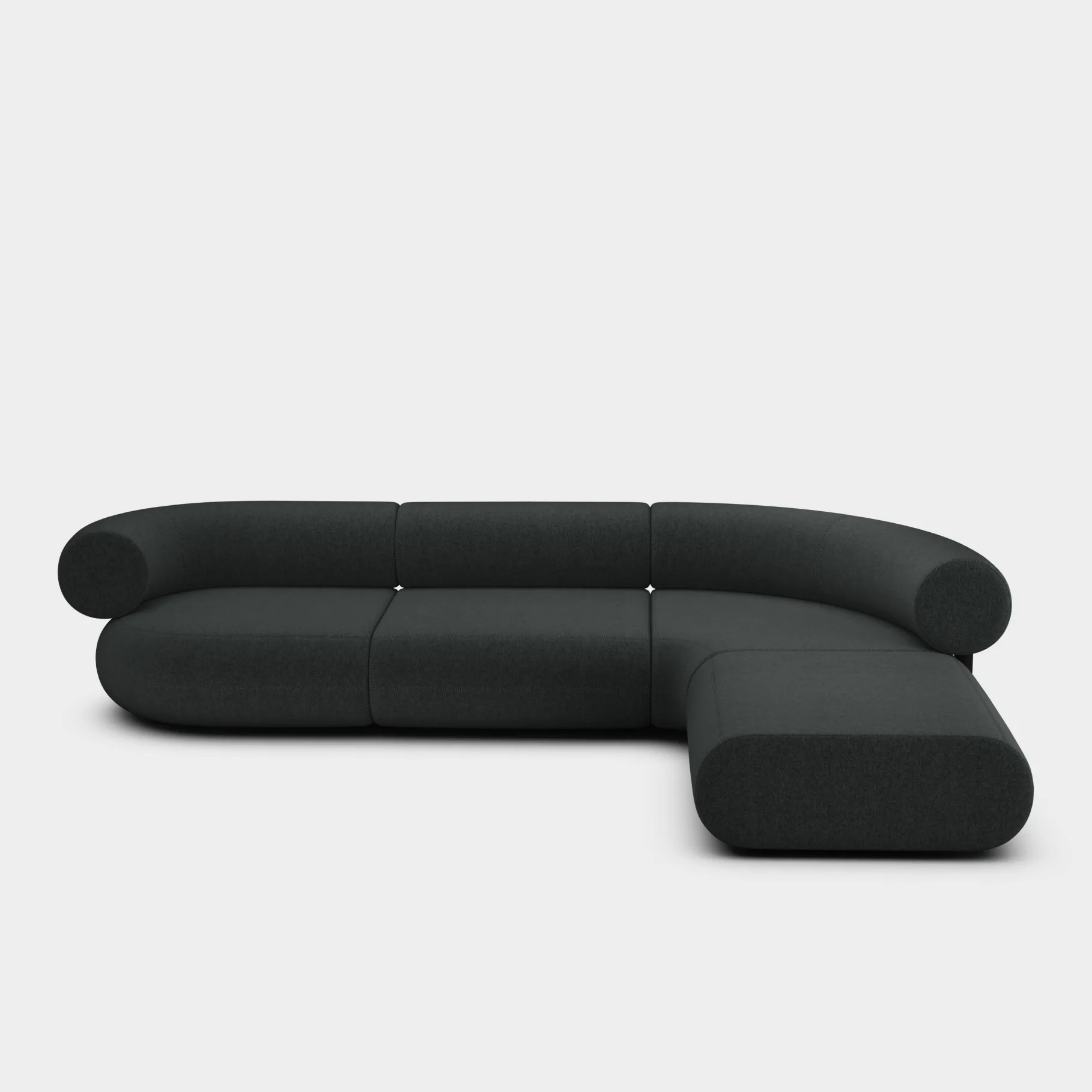 Fat L-Shaped Modular Sofa