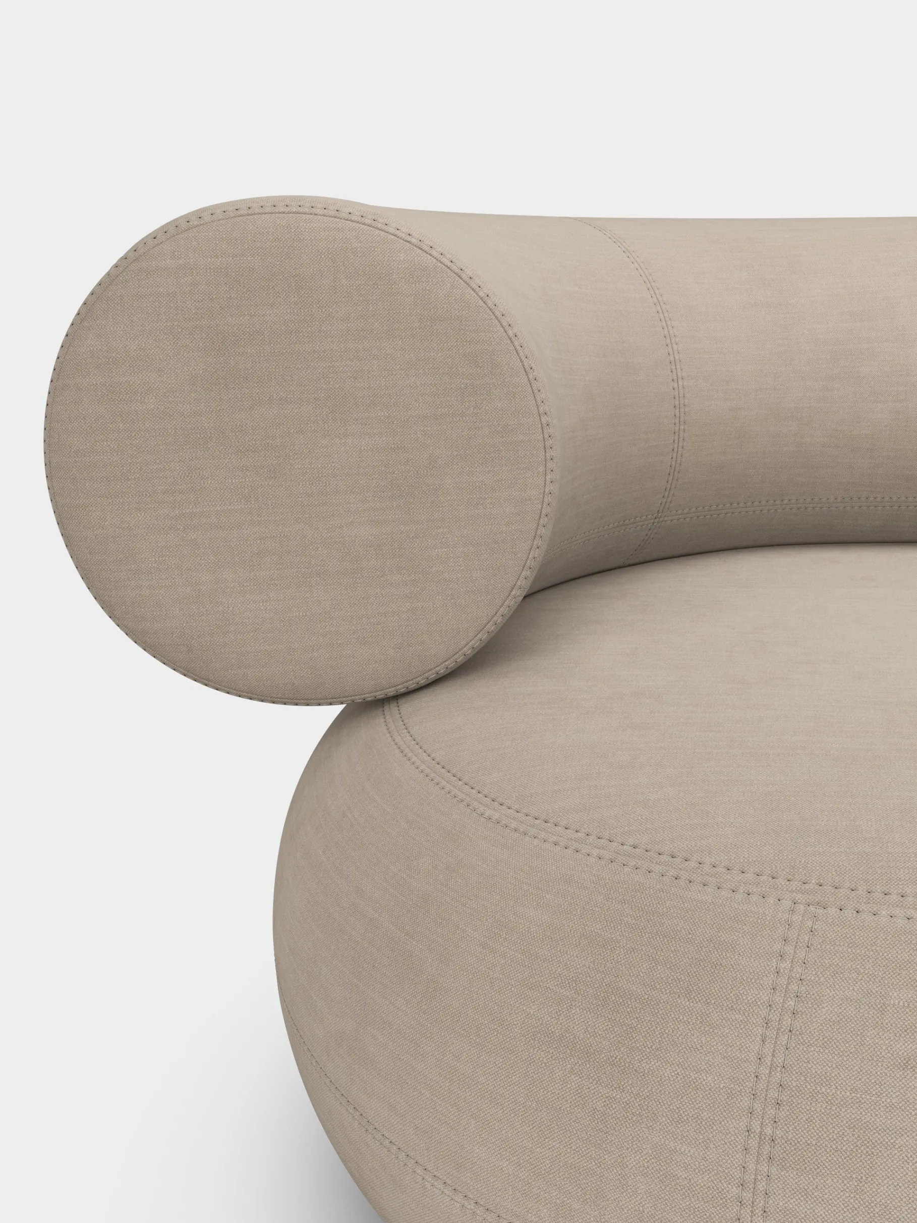 Fat L-Shaped Modular Sofa