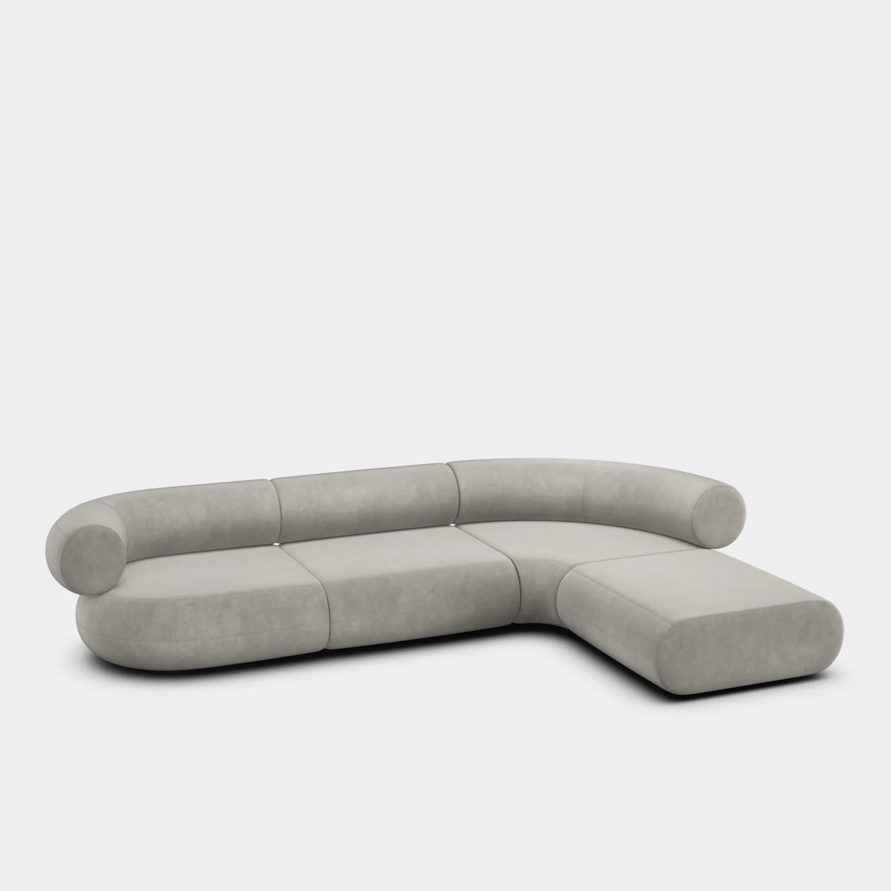 Fat L-Shaped Modular Sofa