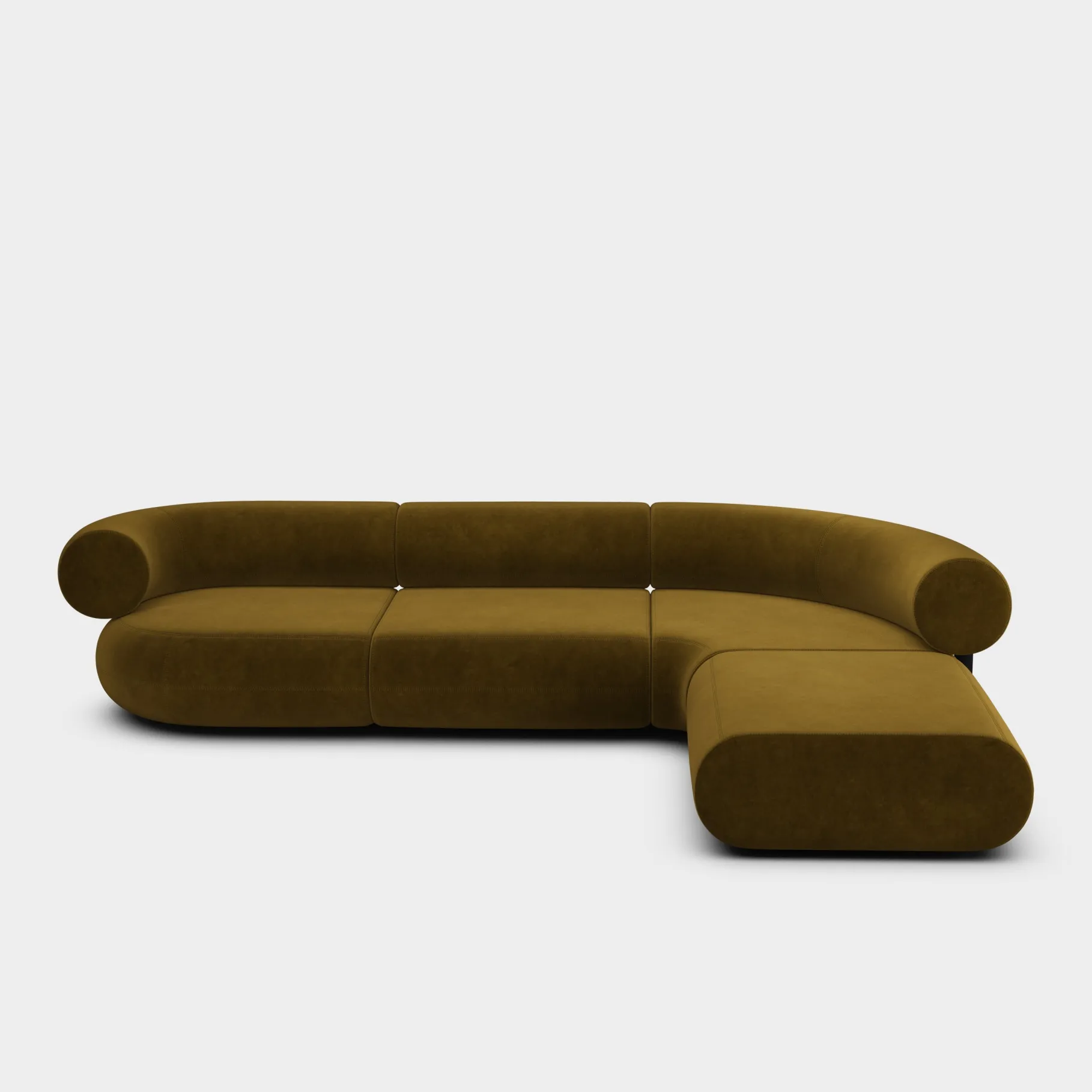 Fat L-Shaped Modular Sofa