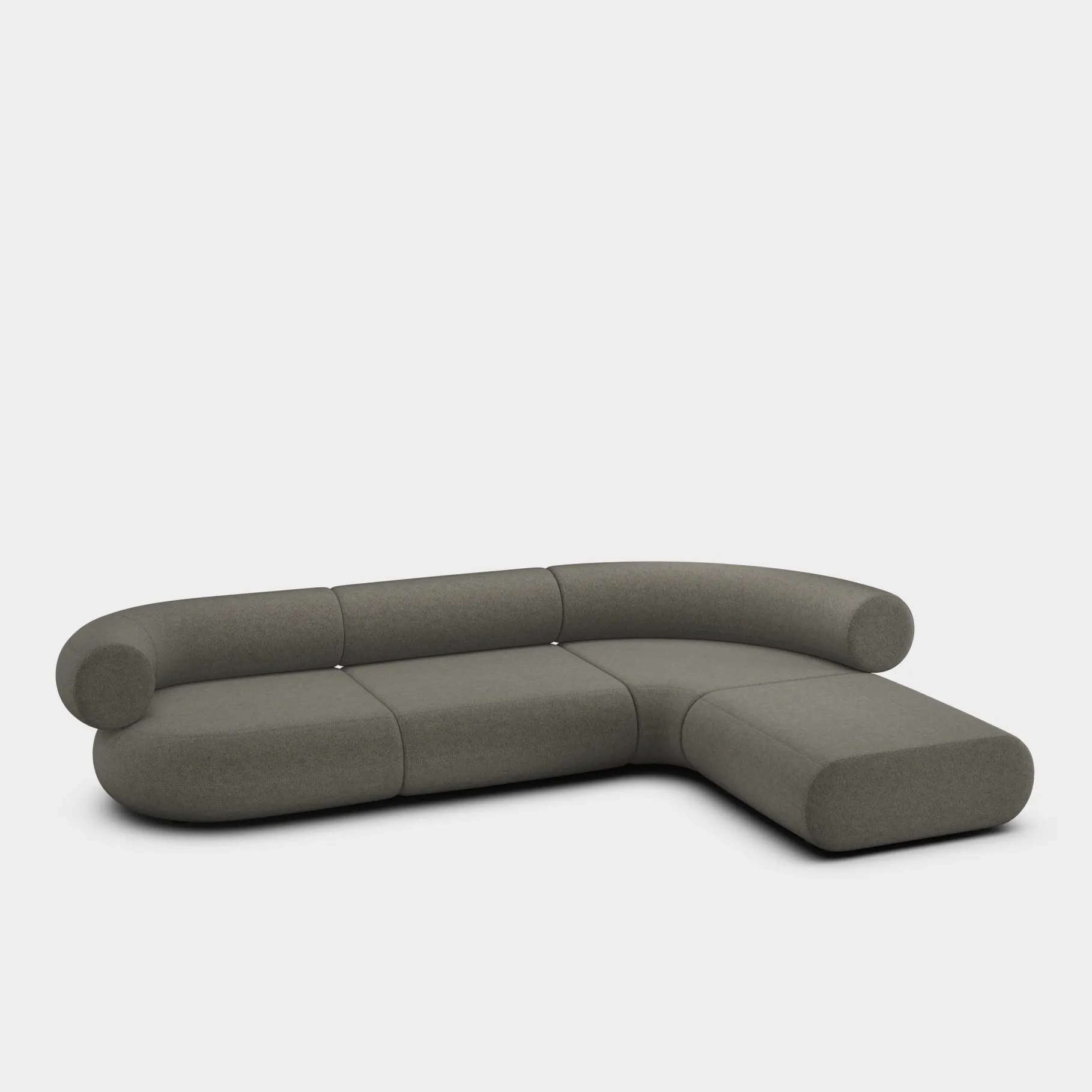 Fat L-Shaped Modular Sofa