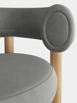 Fat Natural Wood 75cm Bar Stool