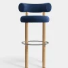 Fat Natural Wood 75cm Bar Stool