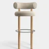 Fat Natural Wood 75cm Bar Stool