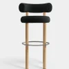 Fat Natural Wood 75cm Bar Stool