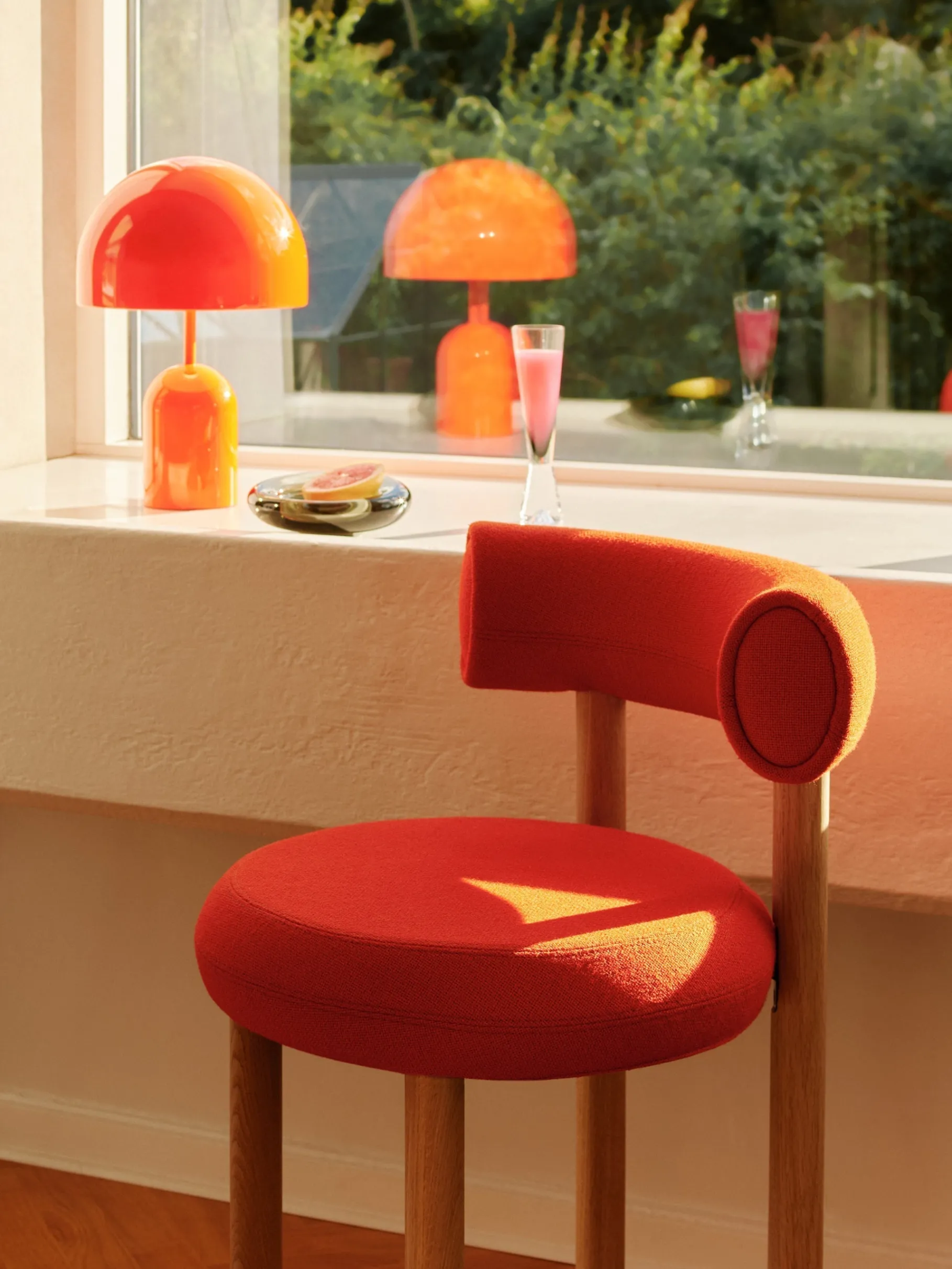 Fat Natural Wood 75cm Bar Stool