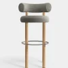 Fat Natural Wood 75cm Bar Stool