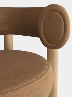 Fat Natural Wood 75cm Bar Stool