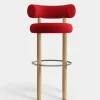 Fat Natural Wood 75cm Bar Stool