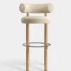 Fat Natural Wood 75cm Bar Stool