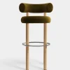 Fat Natural Wood 75cm Bar Stool