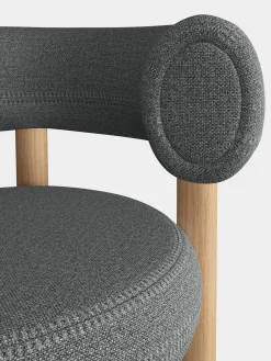 Fat Natural Wood 75cm Bar Stool