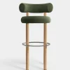 Fat Natural Wood 75cm Bar Stool