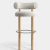 Fat Natural Wood 75cm Bar Stool