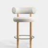 Fat Natural Wood 65cm Counter Stool