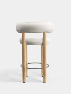 Fat Natural Wood 65cm Counter Stool