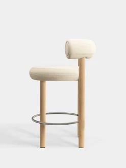 Fat Natural Wood 65cm Counter Stool