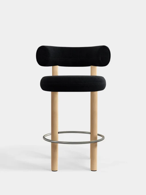 Fat Natural Wood 65cm Counter Stool