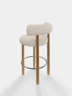Fat Natural Wood 65cm Counter Stool