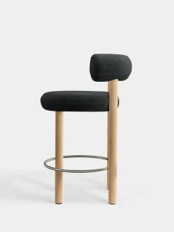 Fat Natural Wood 65cm Counter Stool