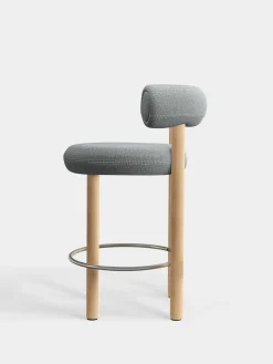 Fat Natural Wood 65cm Counter Stool