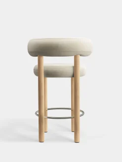 Fat Natural Wood 65cm Counter Stool