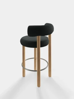 Fat Natural Wood 65cm Counter Stool