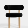 Fat Natural Wood Dining Chair