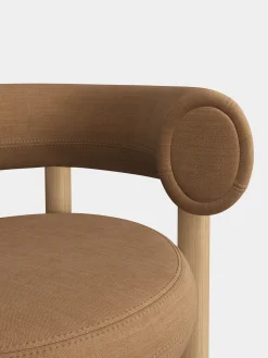 Fat Natural Wood Dining Chair