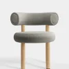 Fat Natural Wood Dining Chair