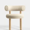 Fat Natural Wood Dining Chair