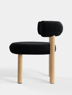 Fat Natural Wood Dining Chair