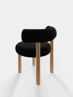 Fat Natural Wood Dining Chair