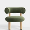 Fat Natural Wood Lounge Chair