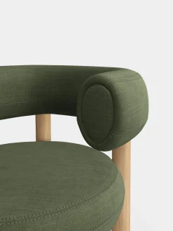 Fat Natural Wood Lounge Chair