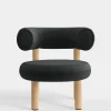 Fat Natural Wood Lounge Chair